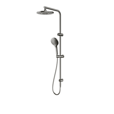 OLIVERI ROME DUAL SHOWER SET GUN METAL