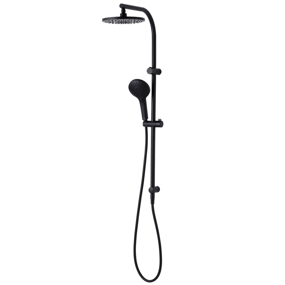 OLIVERI ROME DUAL SHOWER SET MATTE BLACK