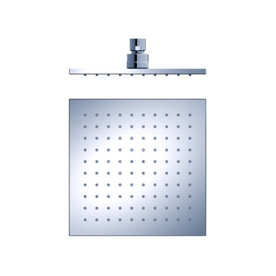 NERO SQUARE SHOWER HEAD 200MM CHROME