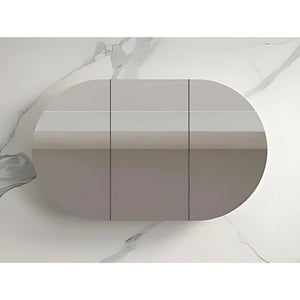 INFINITY ROSY SEMI MATTE BLACK SHAVING CABINET 1500X900MM
