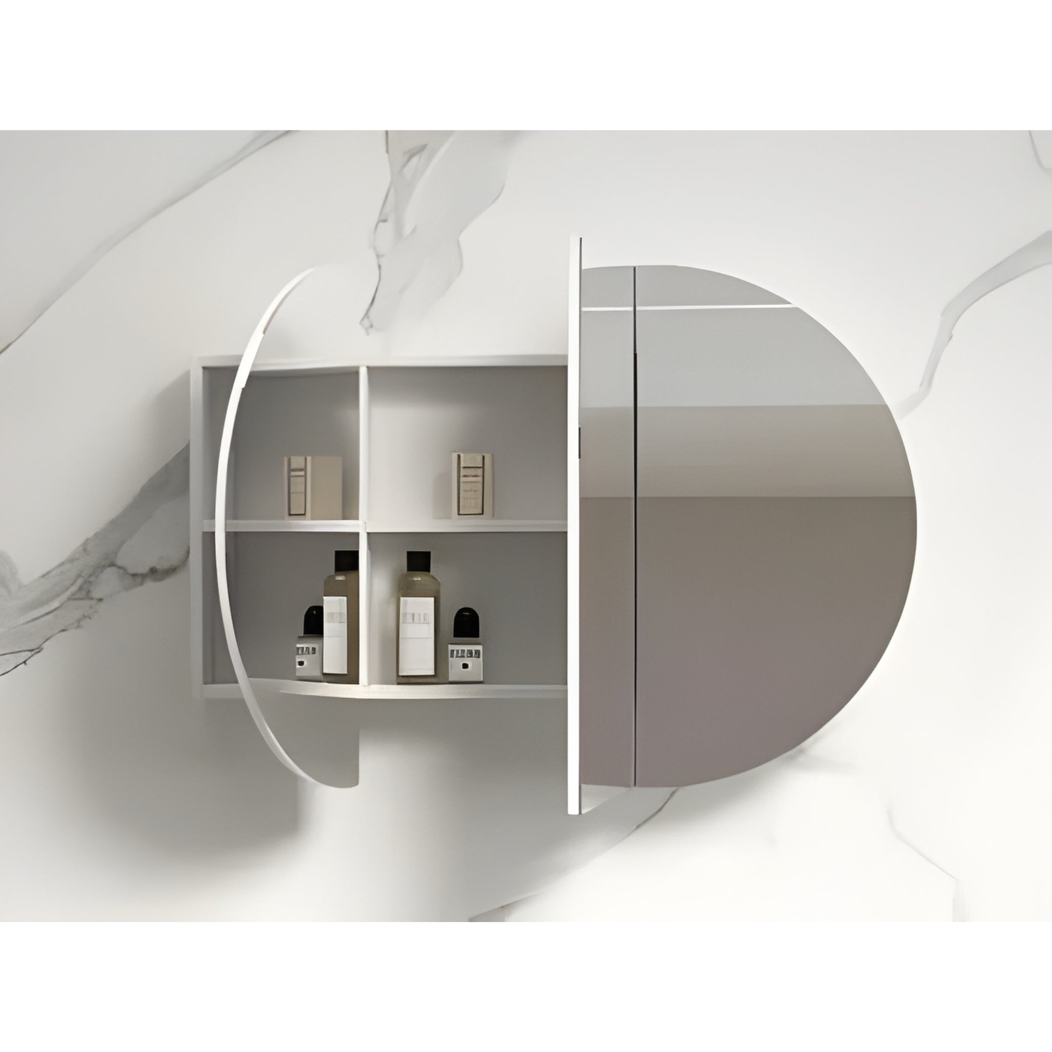 INFINITY ROSY SEMI MATTE WHITE SHAVING CABINET 1500X900MM
