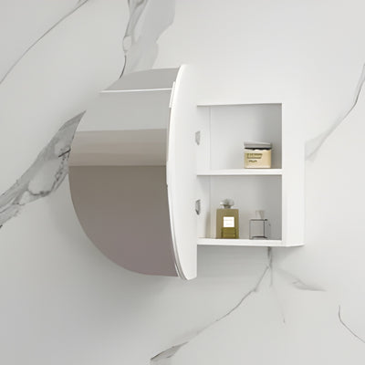 INFINITY ROSY SEMI MATTE WHITE SHAVING CABINET 750X600MM