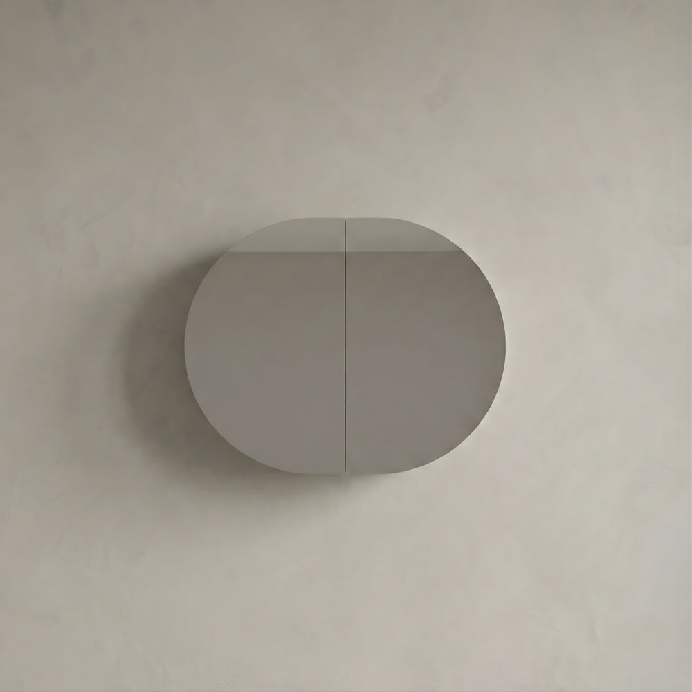 INFINITY ROSY SEMI MATTE WHITE SHAVING CABINET 900X650MM