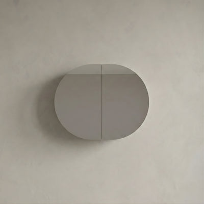 INFINITY ROSY SEMI MATTE WHITE SHAVING CABINET 900X650MM