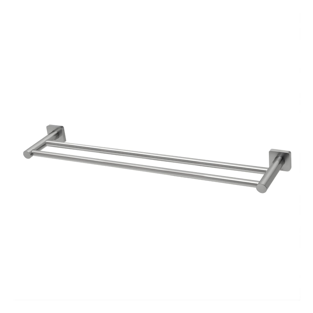 PHOENIX RADII SS 316 LEAD FREE DOUBLE TOWEL RAIL STAINLESS STEEL (AVAILABLE IN 600MM AND 800MM)