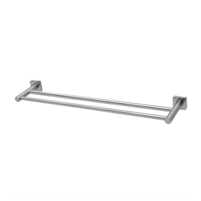 PHOENIX RADII SS 316 LEAD FREE DOUBLE TOWEL RAIL STAINLESS STEEL (AVAILABLE IN 600MM AND 800MM)