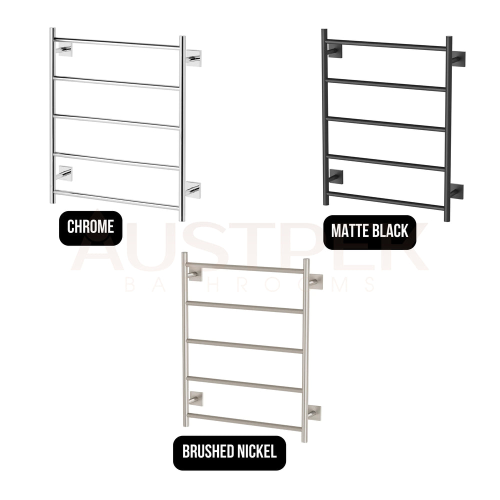 PHOENIX RADII NON-HEATED TOWEL LADDER SQUARE PLATE CHROME 550MM X 740MM