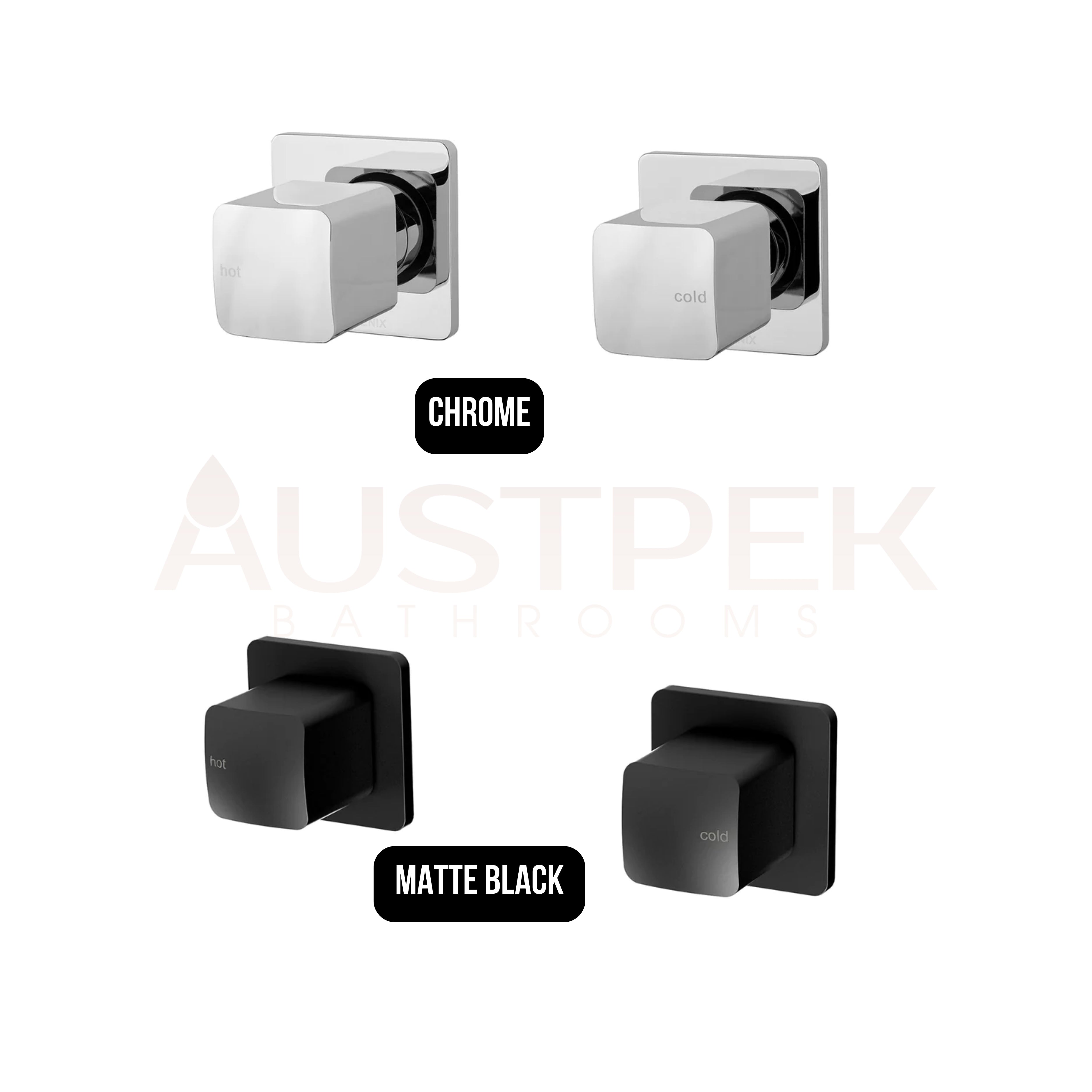 PHOENIX RUSH WALL TOP ASSEMBLIES 15MM EXTENDED SPINDLES MATTE BLACK