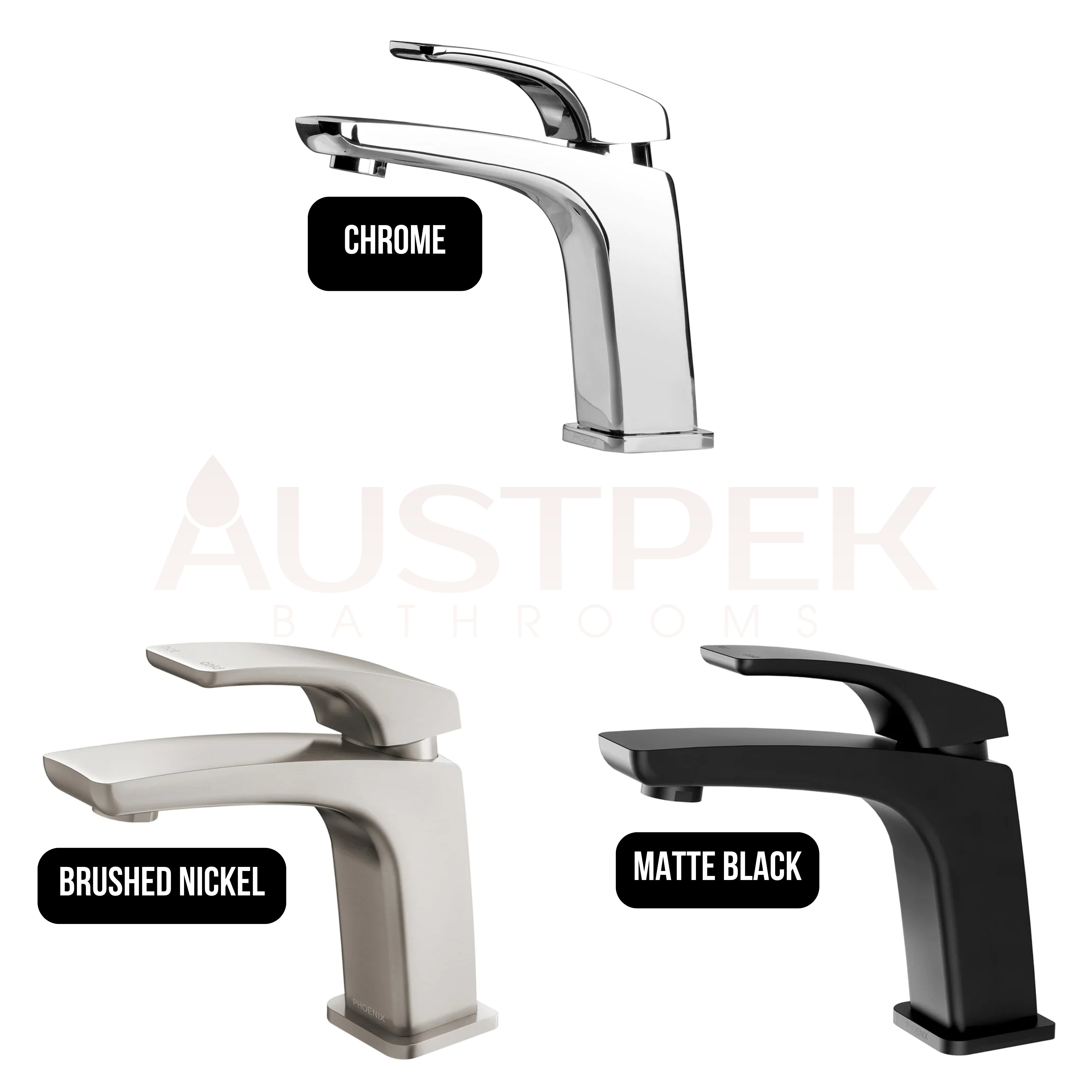 PHOENIX RUSH BASIN MIXER MATTE BLACK