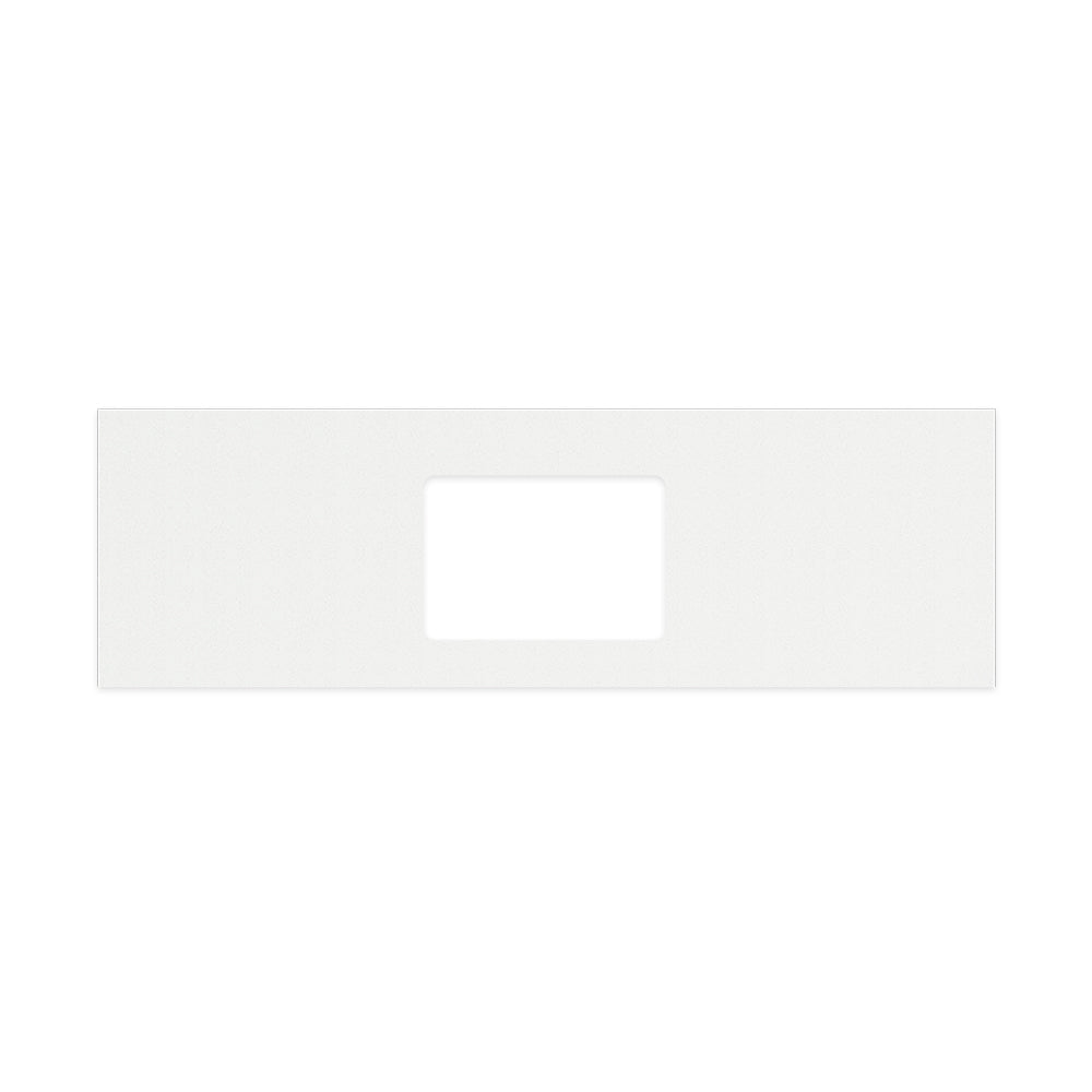 FIENZA ROMAN SAND SILICA FREE RECTANGULAR STONE BENCHTOP WITH SINGLE UNDERMOUNT BASIN HOLE (AVAILABLE IN 750MM, 900MM, 1200MM, 1500MM AND 1800MM)