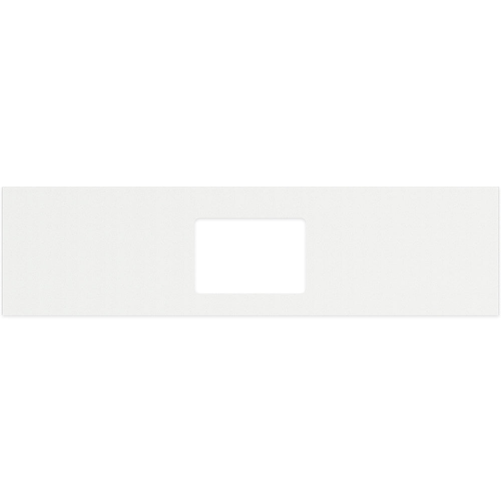 FIENZA ROMAN SAND SILICA FREE RECTANGULAR STONE BENCHTOP WITH SINGLE UNDERMOUNT BASIN HOLE (AVAILABLE IN 750MM, 900MM, 1200MM, 1500MM AND 1800MM)