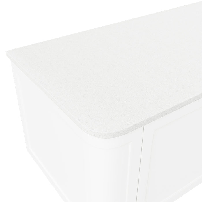 FIENZA ROMAN SAND SILICA FREE CURVED DEPTH STONE BENCHTOP (AVAILABLE IN 750MM 900MM 1200MM AND 1500MM)