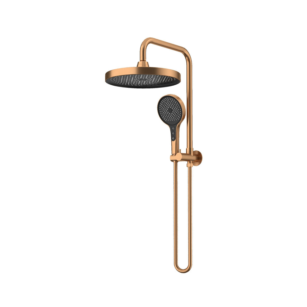 AMOZA TWIN SHOWER 3 PACKS BRUSHED COPPER