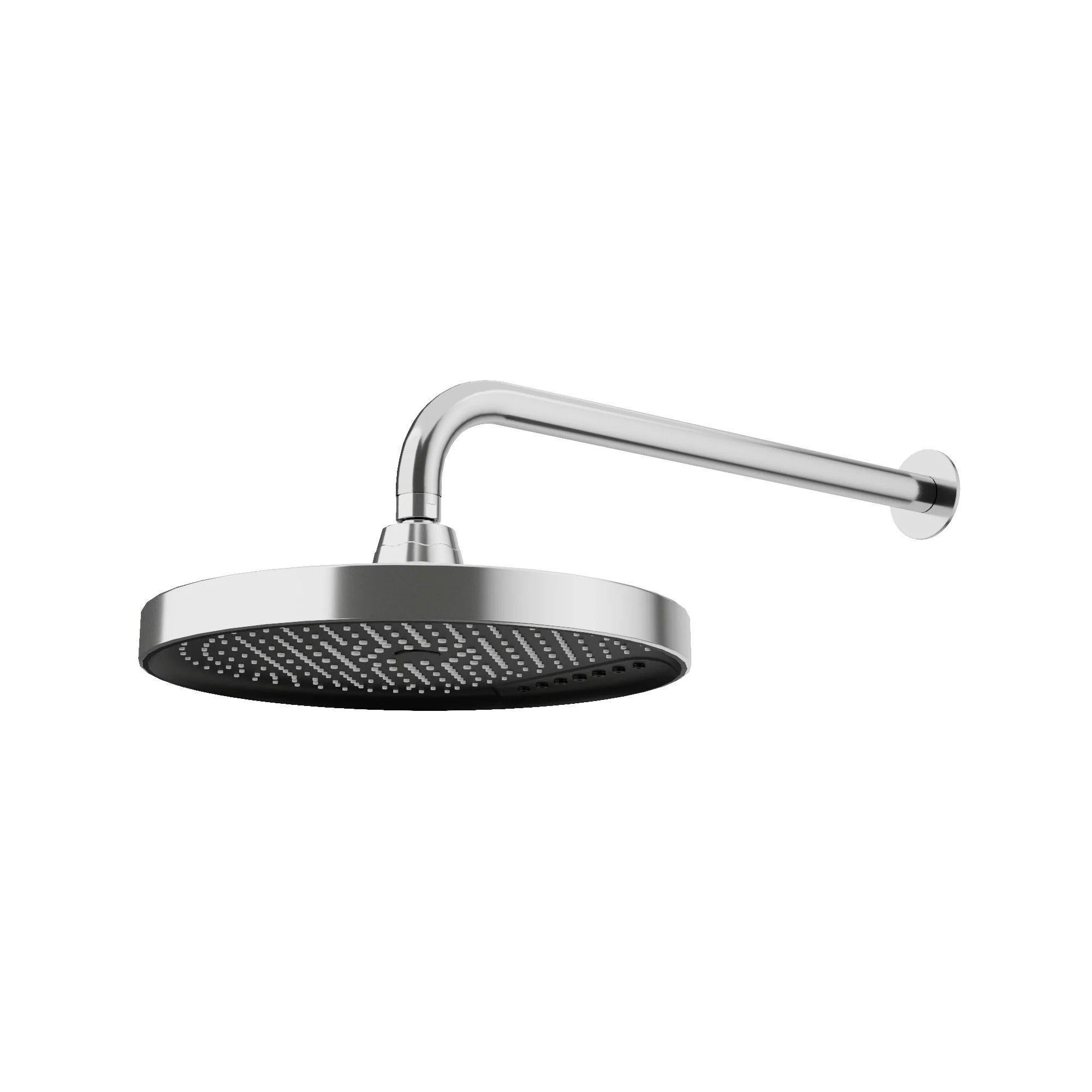 AMOZA CURVED SHOWER ARM & HEAD 2 PACKS 300MM CHROME