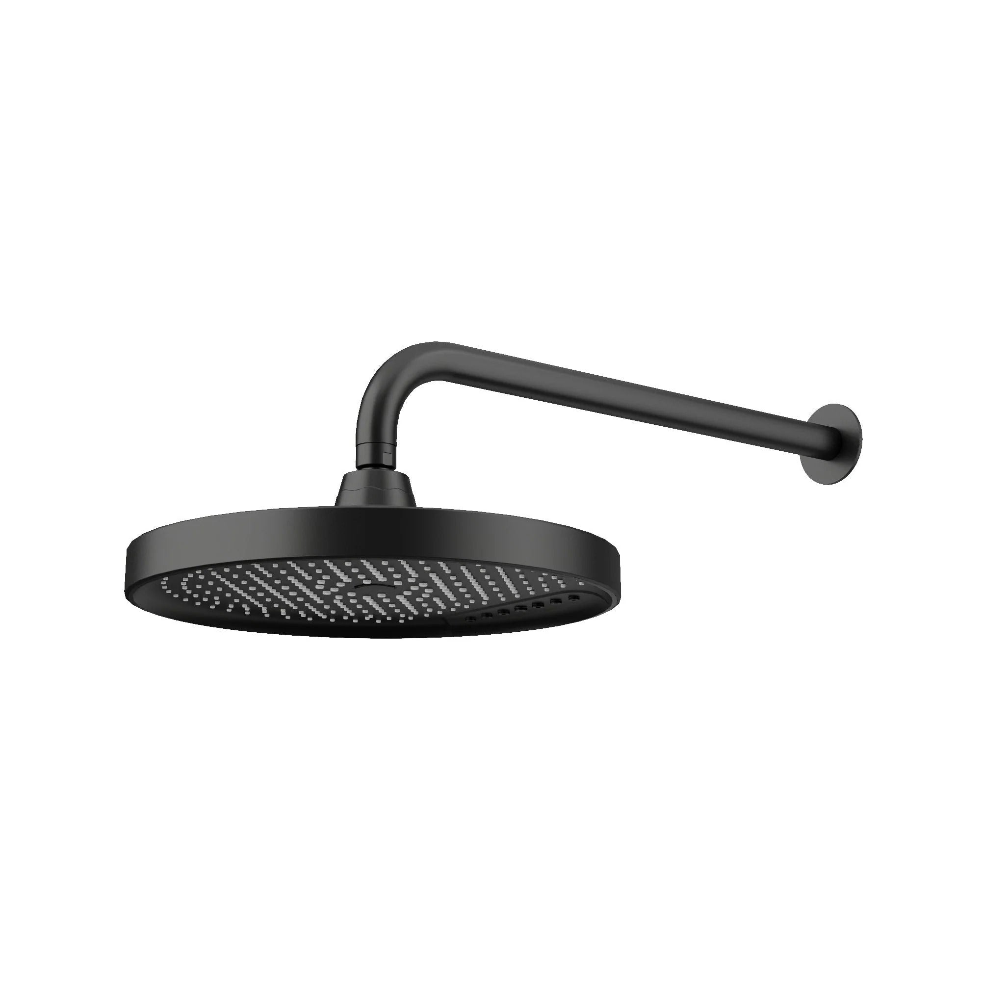 AMOZA CURVED SHOWER ARM & HEAD 2 PACKS 300MM MATTE BLACK