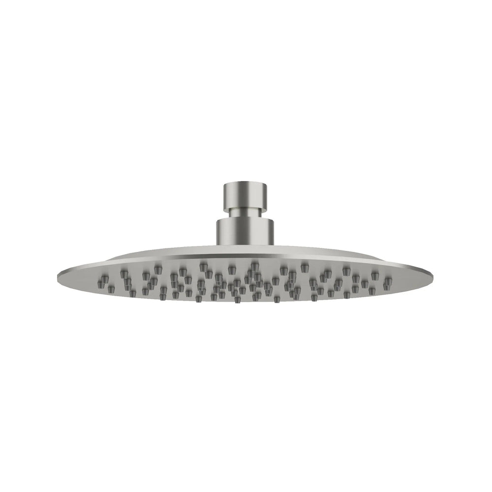 AMOZA SHOWER HEAD 200MM BRUSHED STAINLESS STEEL