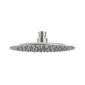 AMOZA SHOWER HEAD 200MM BRUSHED STAINLESS STEEL