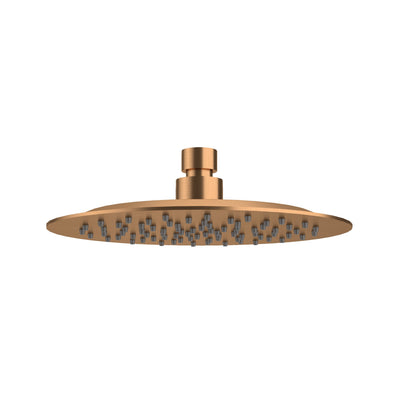 AMOZA SHOWER HEAD 200MM BRUSHED COPPER