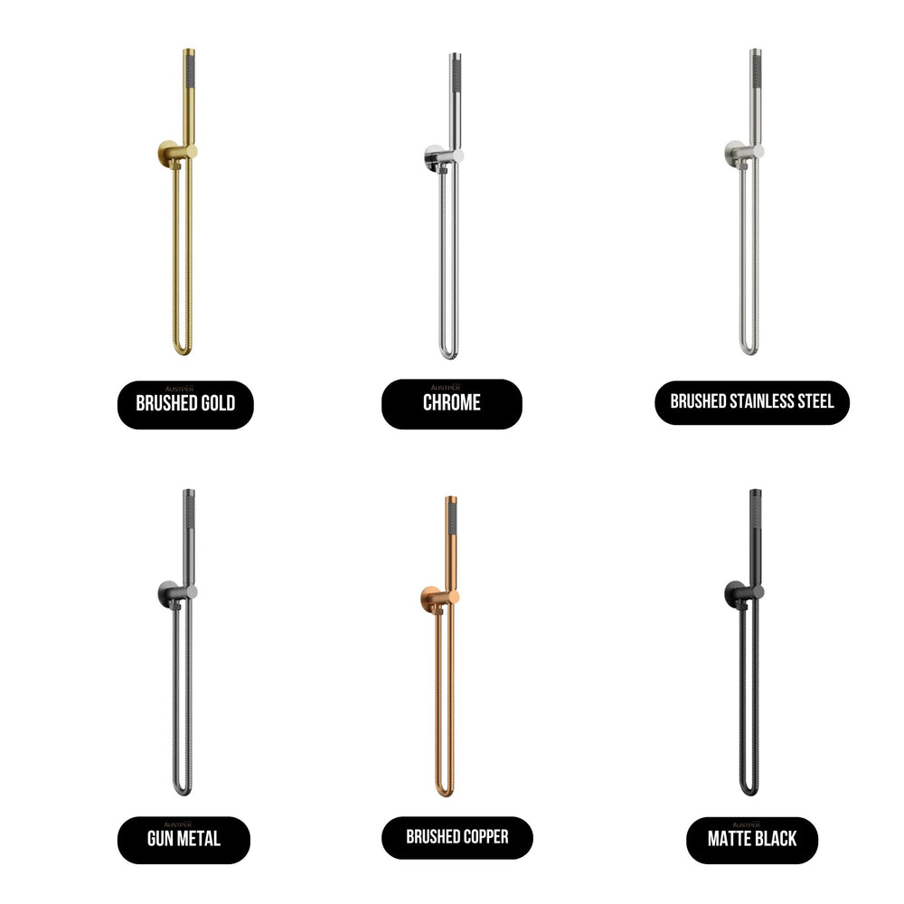 AMOZA HAND SHOWER WALL SHOWER BRACKET KITS 2 PACK BRUSHED COPPER