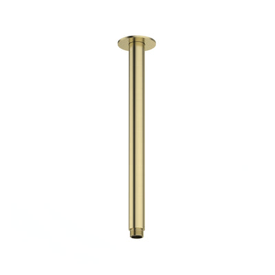 AMOZA CEILING SHOWER ARM 300MM BRUSHED GOLD