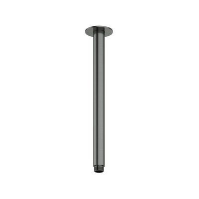 AMOZA CEILING SHOWER ARM 300MM GUN METAL