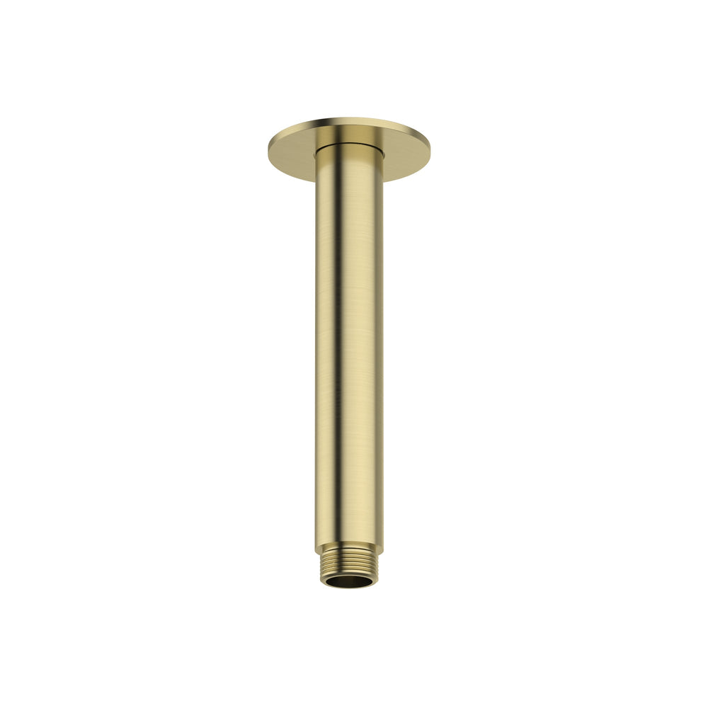 AMOZA CEILING SHOWER ARM 150MM BRUSHED GOLD