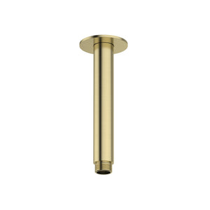 AMOZA CEILING SHOWER ARM 150MM BRUSHED GOLD