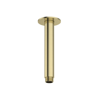 AMOZA CEILING SHOWER ARM 150MM BRUSHED GOLD