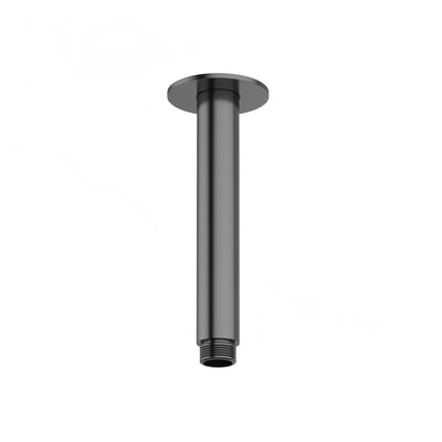 AMOZA CEILING SHOWER ARM 150MM GUN METAL