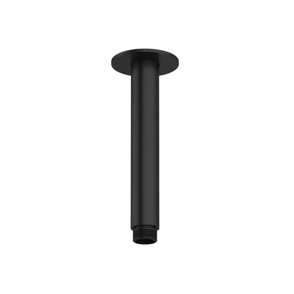 AMOZA CEILING SHOWER ARM 150MM MATTE BLACK