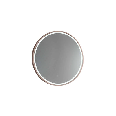 REMER SPHERE FRAMED LED MIRROR CUSTOM COLOURS 600X600MM