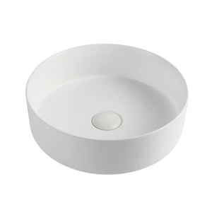MERCIO SASSO ROUND ABOVE COUNTER BASIN MATTE WHITE 305MM