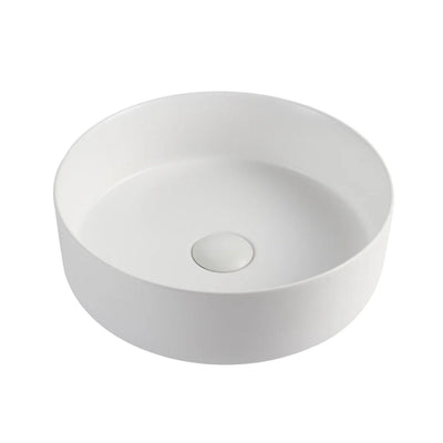 MERCIO SASSO ROUND ABOVE COUNTER BASIN MATTE WHITE 305MM