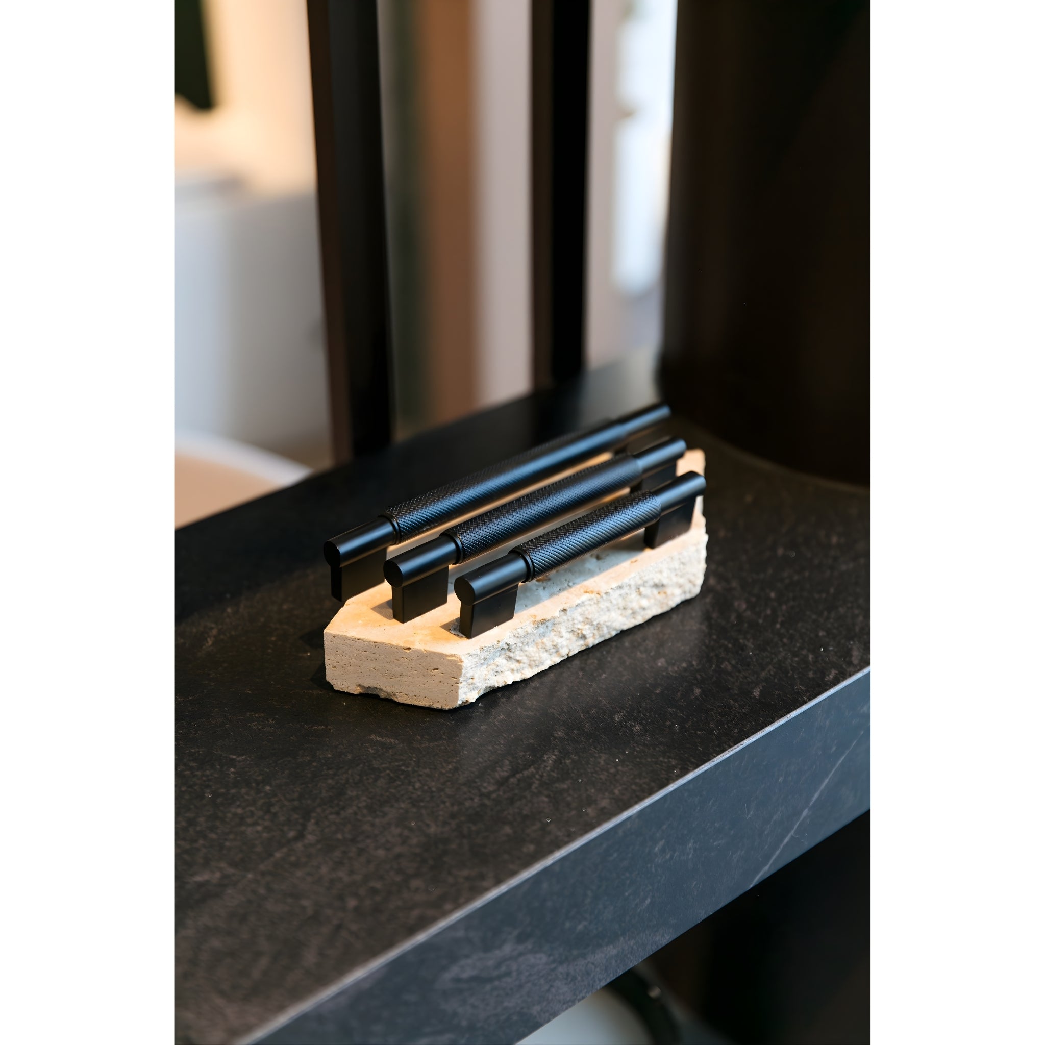 TURNER HASTINGS SASSARI CABINET HANDLE MATTE BLACK (MULTIPLE SIZES AVAILABLE)