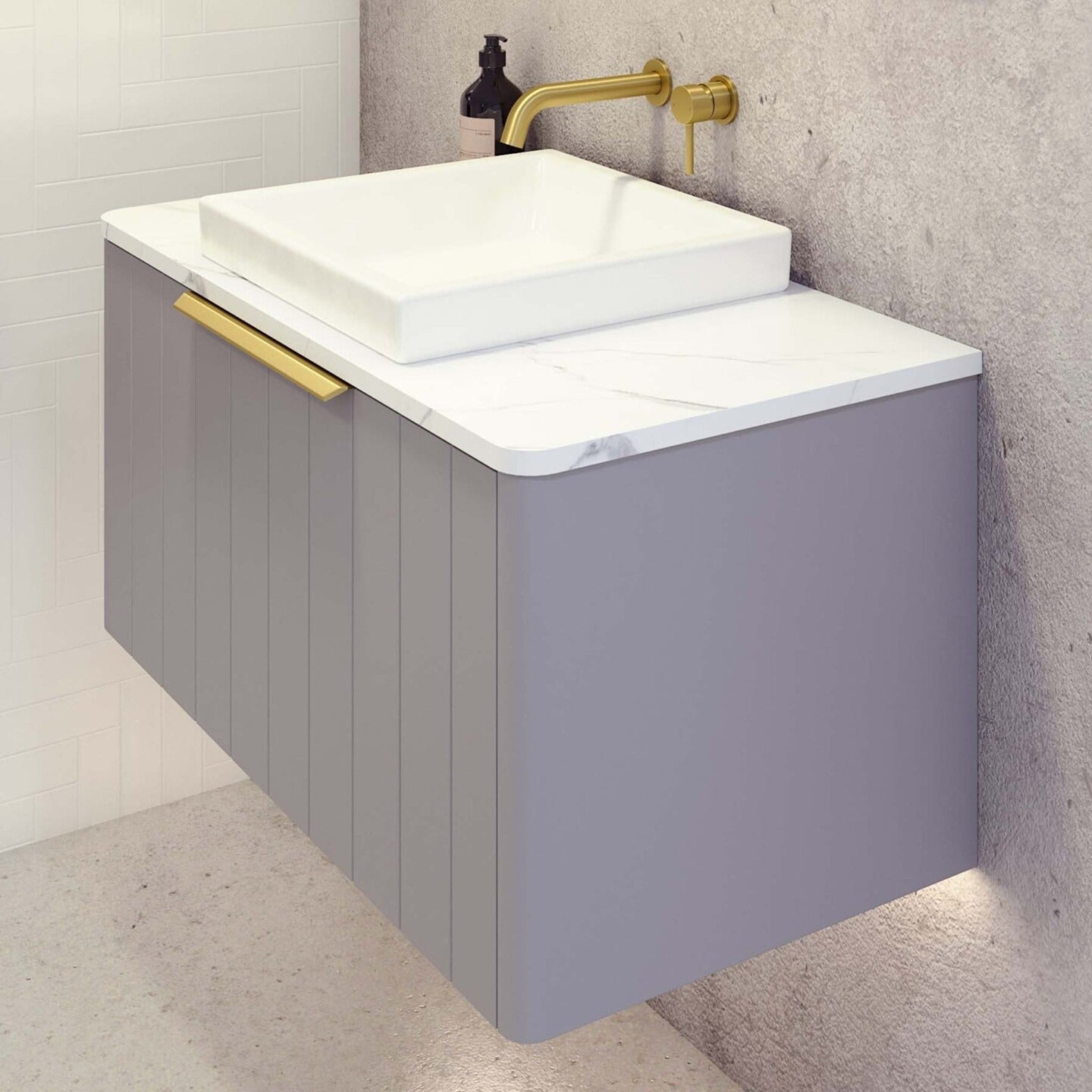 TIMBERLINE SABA CUSTOM WALL HUNG VANITY (ALL SIZING)
