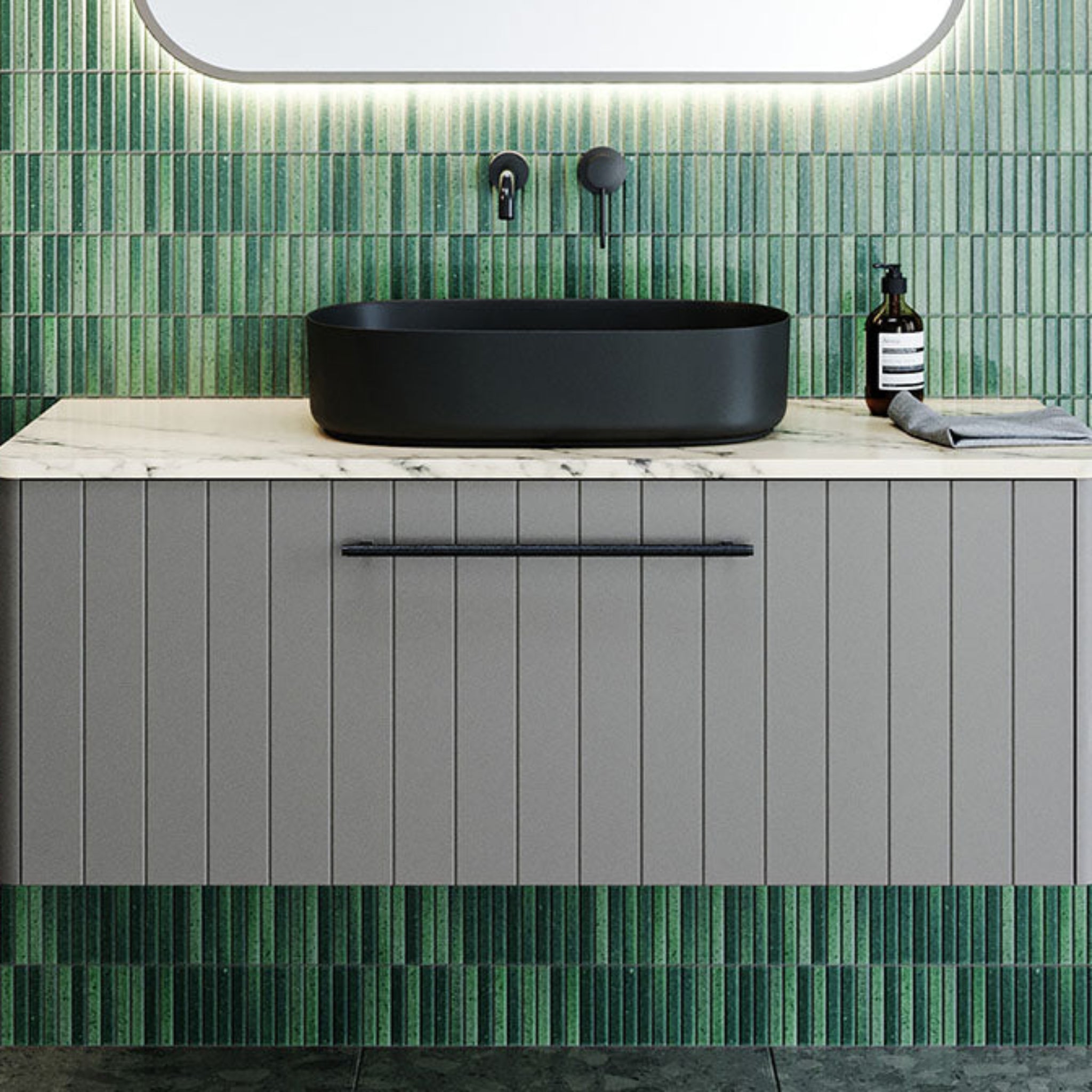 TIMBERLINE SABA CUSTOM WALL HUNG VANITY (ALL SIZING)
