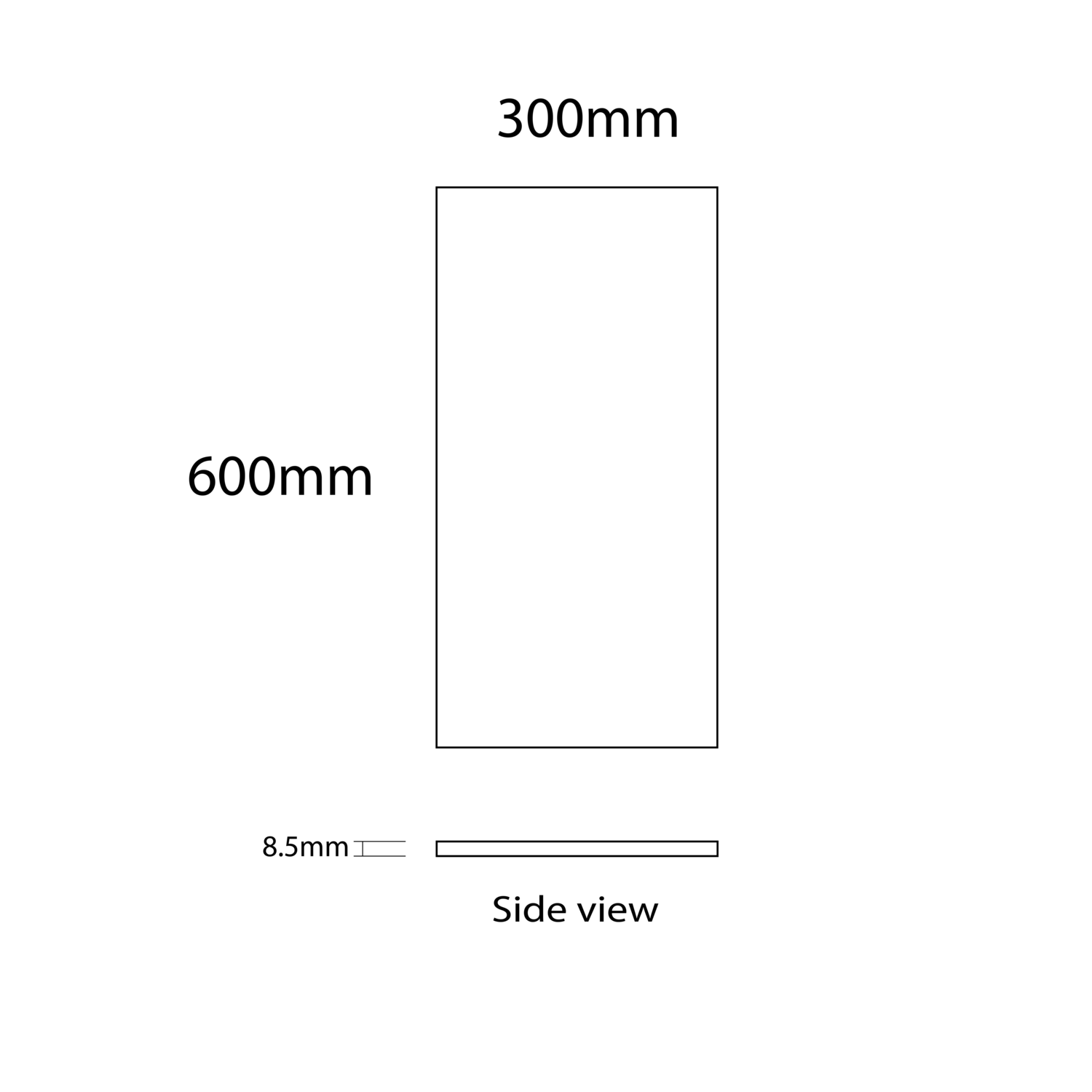 ELITE STONE 2.0 WHITE MATTE 300X600MM RECTANGULAR TILE (PER BOX)