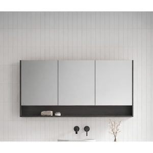 TIMBERLINE SANREMO POLYTEC BOTTEGA OAK WOODMATT SHAVING CABINET 1500X750MM