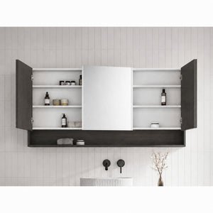 TIMBERLINE SANREMO POLYTEC BOTTEGA OAK WOODMATT SHAVING CABINET 1500X750MM
