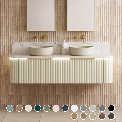 TIMBERLINE SANTOS CUSTOM WALL HUNG VANITY (ALL SIZING)