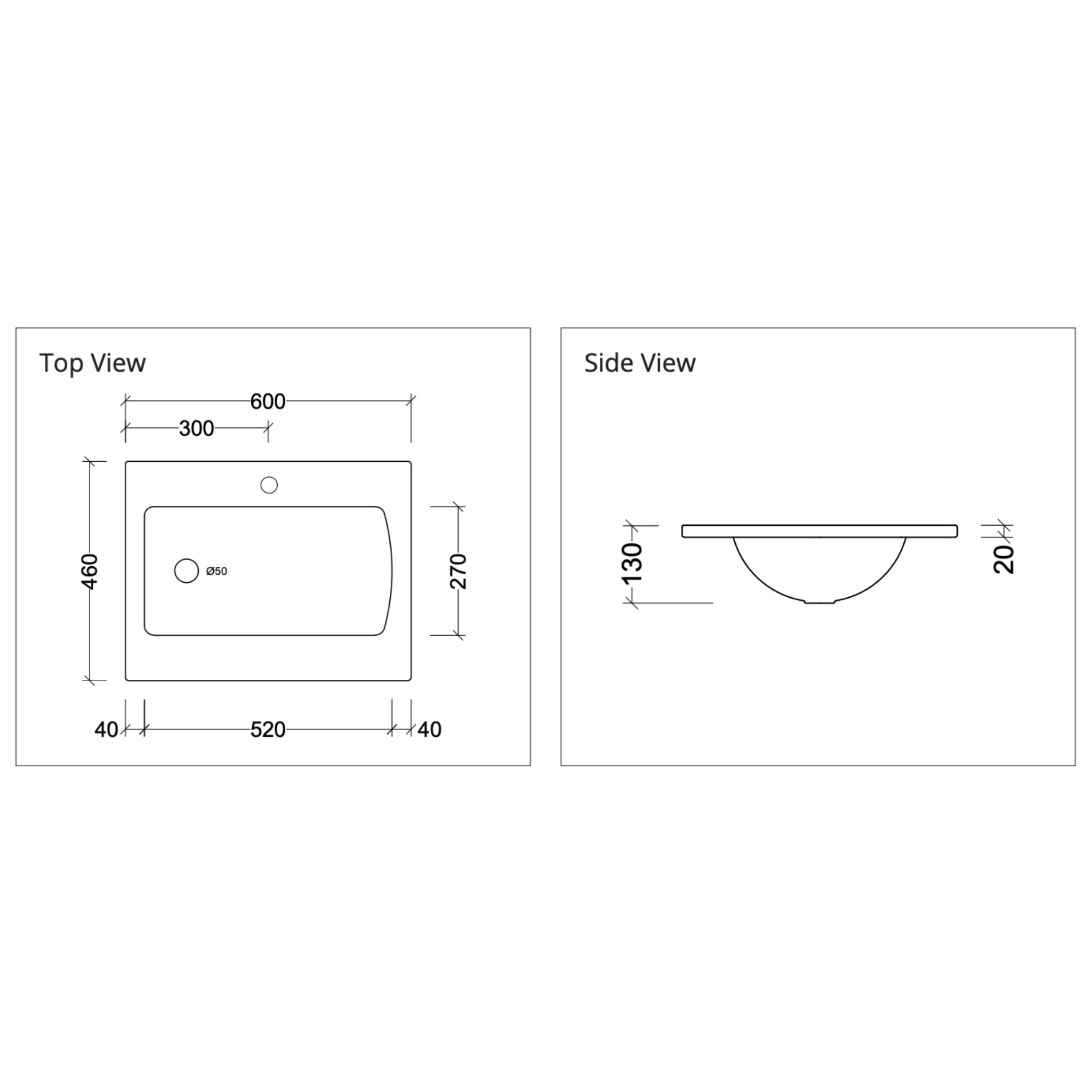 DUROCLASS SANCTUARY GLOSS WHITE OFFSET SINGLE BOWL UNDERMOUNT VANITY TOP (MULTIPLE SIZES AVAILABLE)