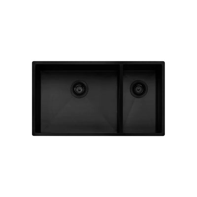 OLIVERI SPECTRA 1 & 1/2 BOWL KITCHEN SINK BLACK 790MM