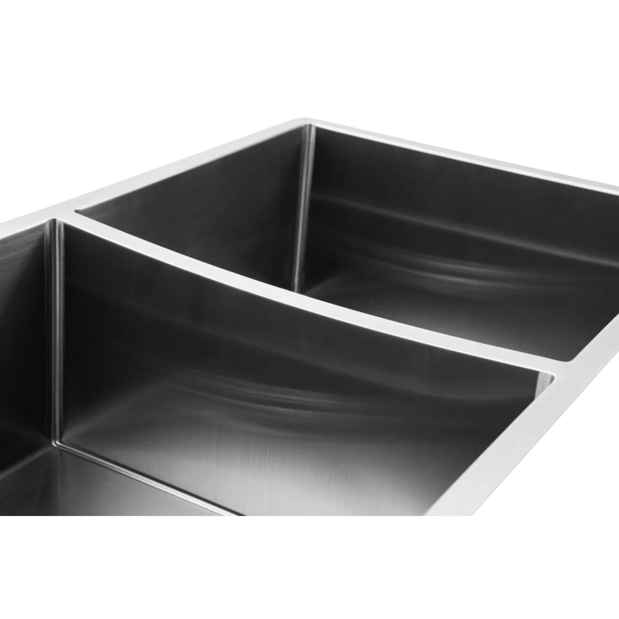 OLIVERI SPECTRA 1 & 1/2 BOWL KITCHEN SINK STAINLESS STEEL 790MM