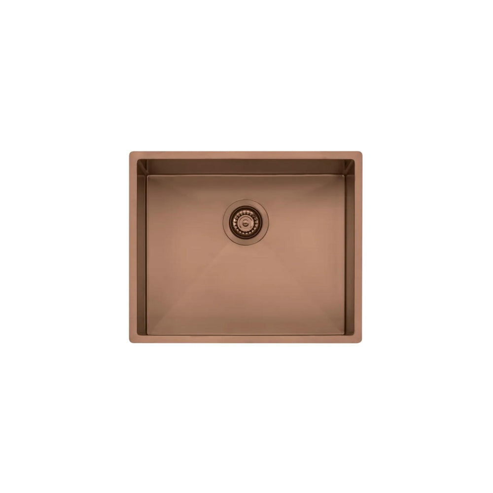 OLIVERI SPECTRA SINGLE BOWL KITCHEN AND LAUNDRY SINK GUNMETAL 540MM