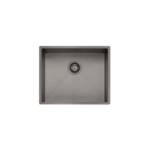 OLIVERI SPECTRA SINGLE BOWL KITCHEN AND LAUNDRY SINK GUNMETAL 540MM