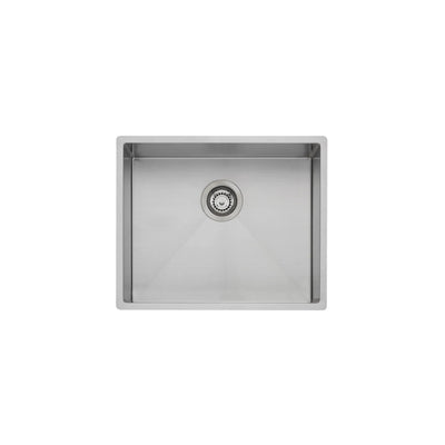 OLIVERI SPECTRA SINGLE BOWL KITCHEN AND LAUNDRY SINK STAINLESS STEEL 540MM