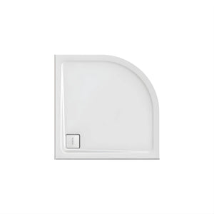 DECINA LUNA CURVED SHOWER BASE 1000MM GLOSS WHITE