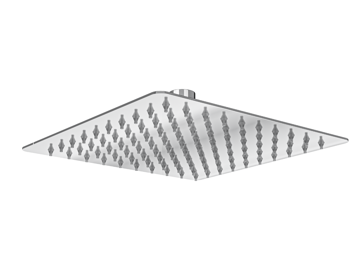 Linsol Scala 200mm Square Shower Head Brushed Nickel