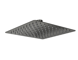 Linsol Scala 200mm Square Shower Head Gun Metal