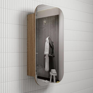 AULIC VIENNA HARVEST OAK SHAVING CABINET 450X900MM